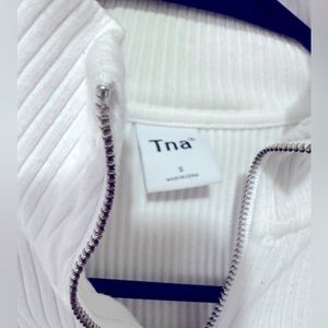 TNA cropped small zip up